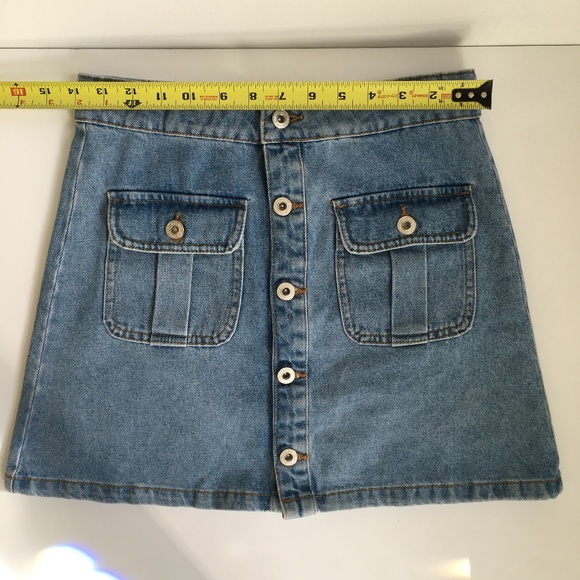 NWOT Zara Denim Skirt - Picture 9 of 9